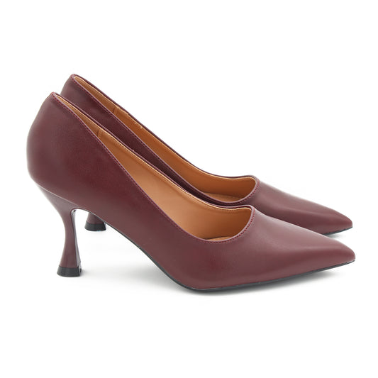 DECOLLETE BORDEAUX