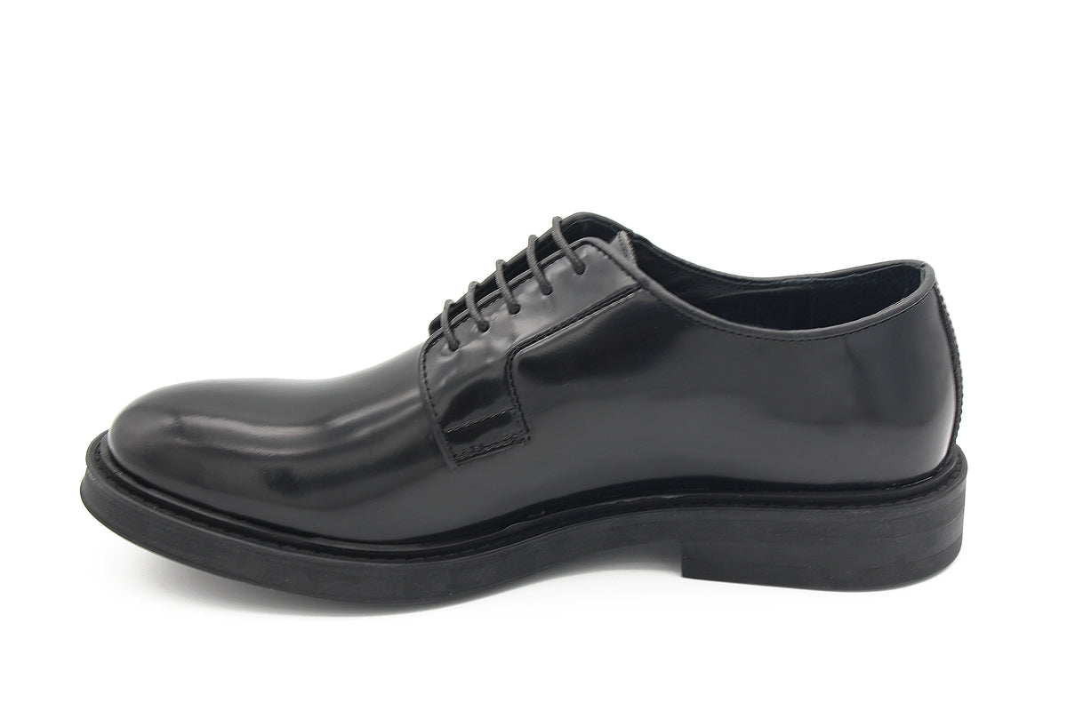 DERBY NERA IN PELLE LISCIA