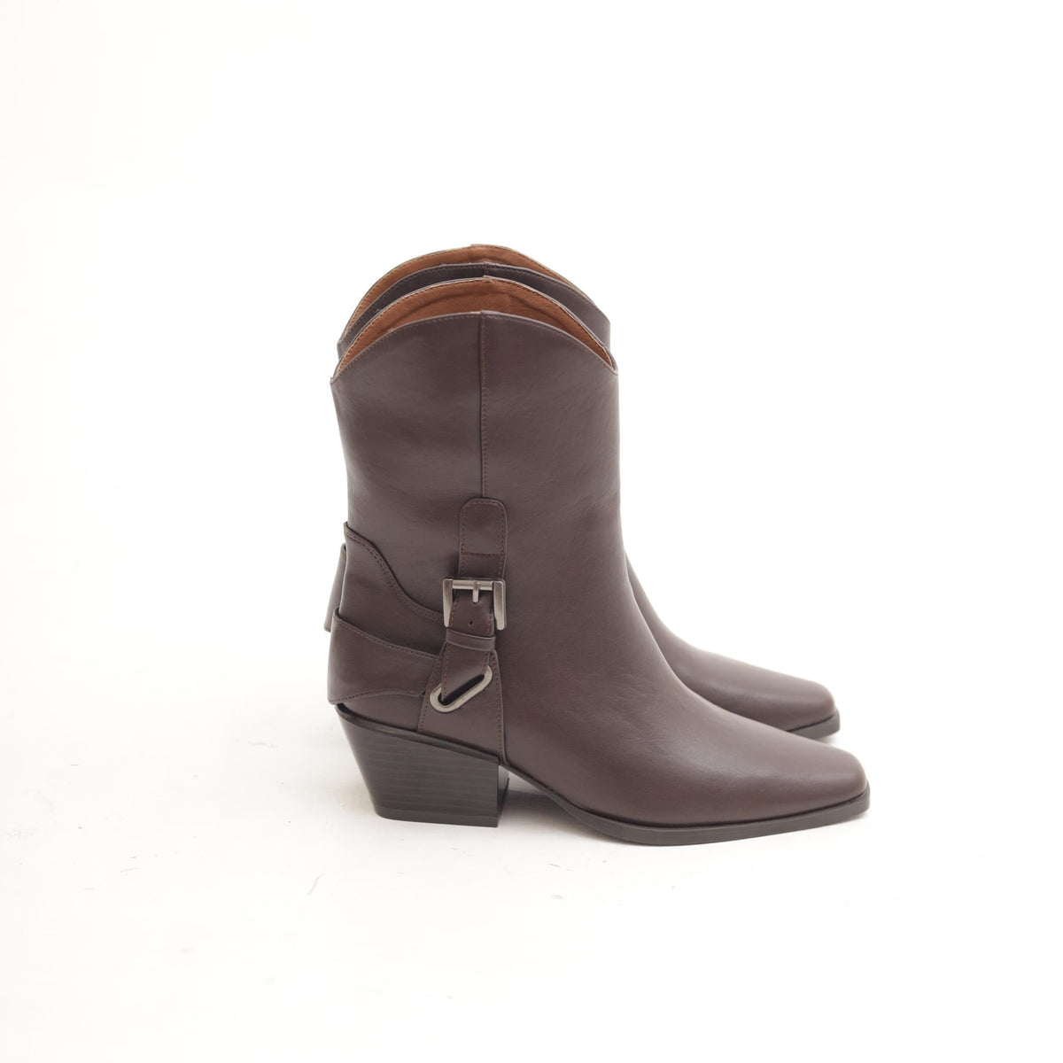 STIVALETTO CAMPEROS TESTA DI MORO CON STAFFA