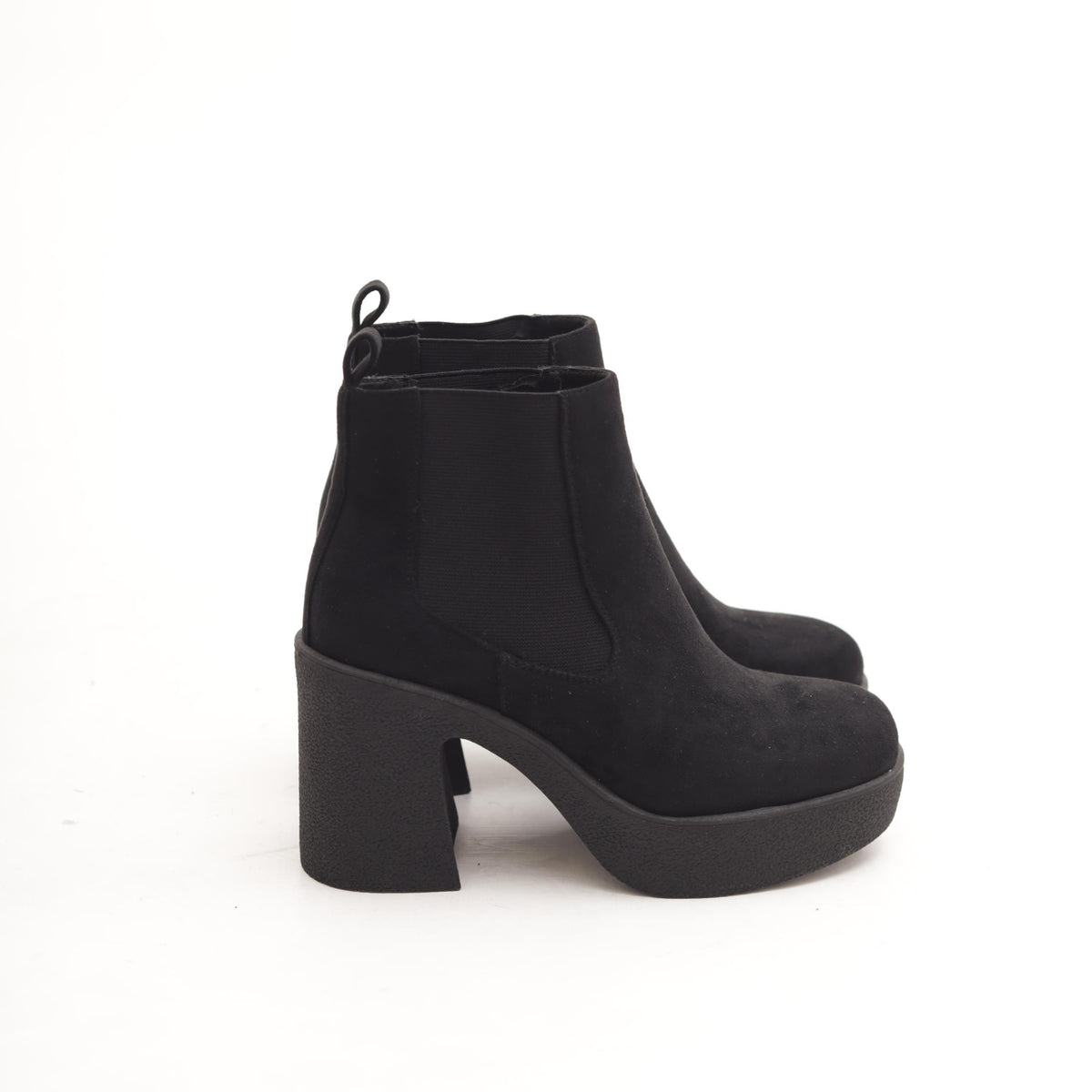 STIVALETTO IN CAMOSCIO VINTAGE NERO