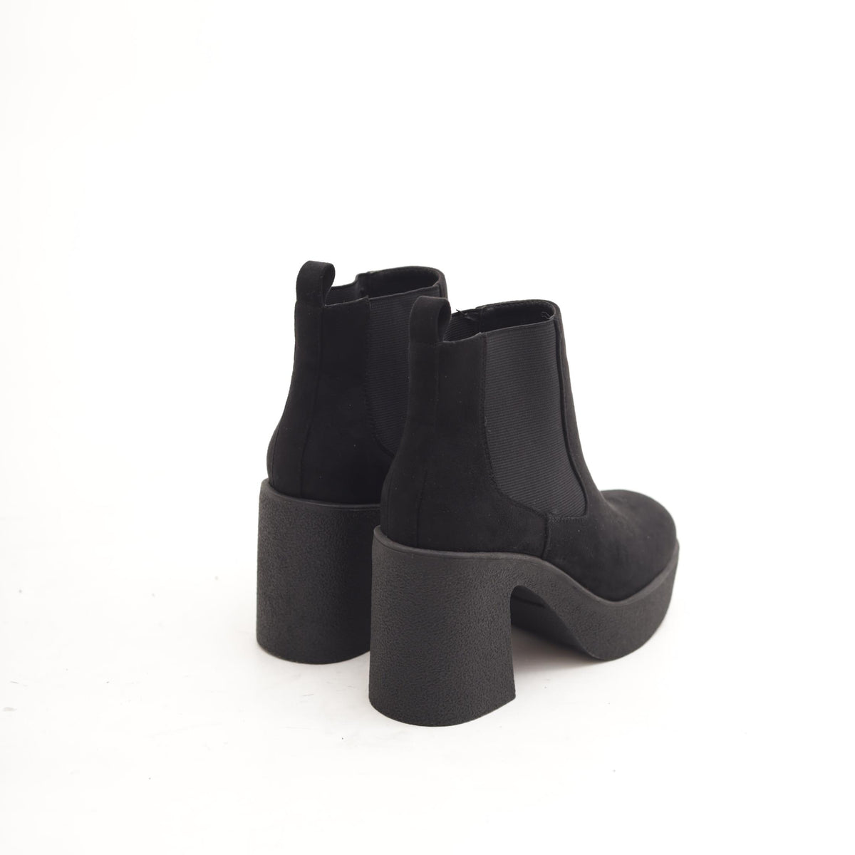 STIVALETTO IN CAMOSCIO VINTAGE NERO