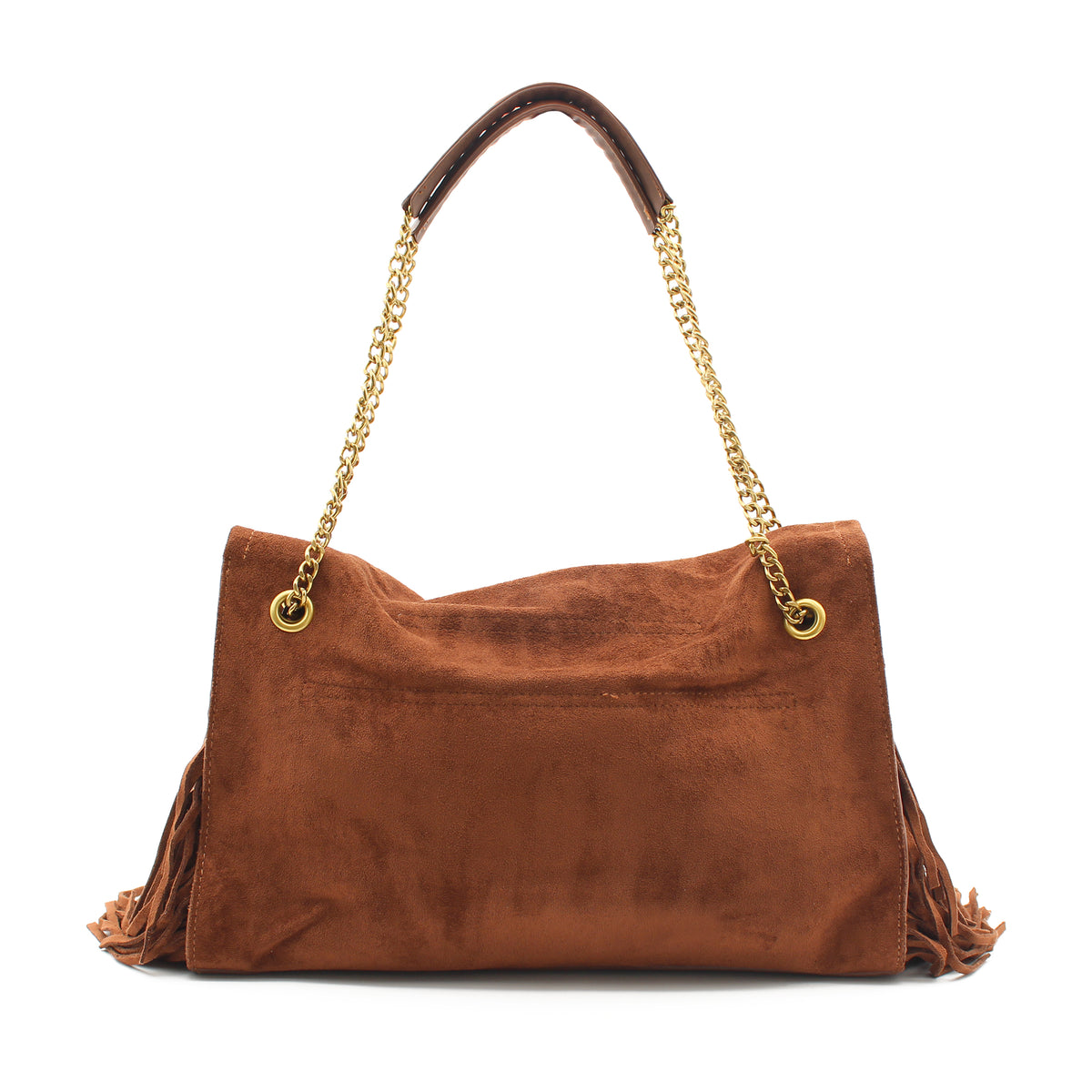 BORSA VENUS FRANGE MARRONE