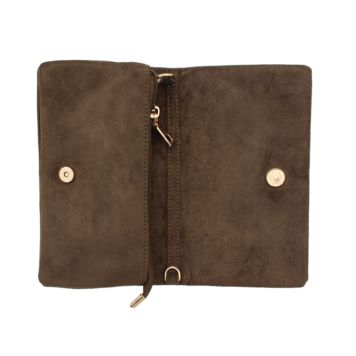 BORSA A BUSTINA CAMOSCIO VERDE