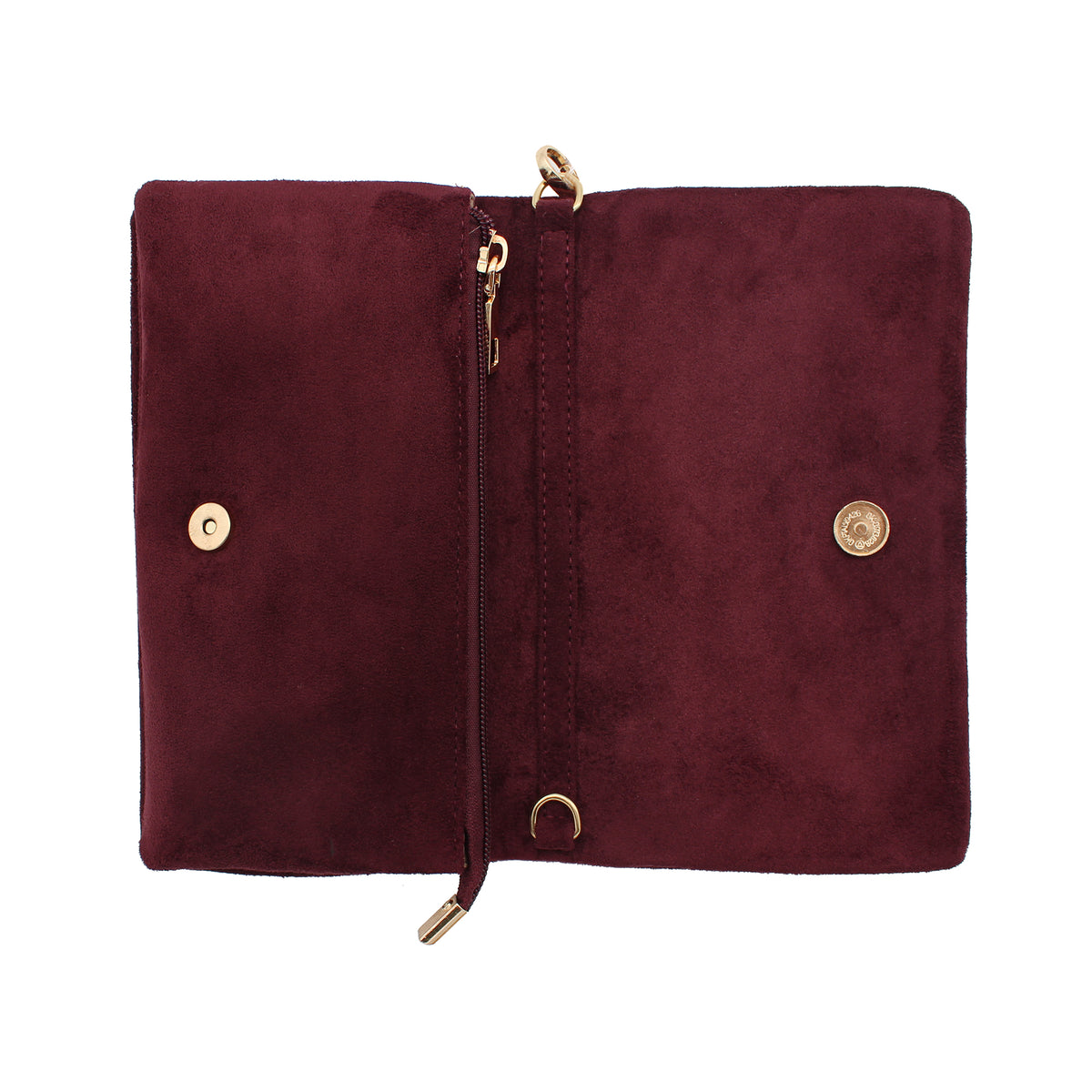BORSA A BUSTINA CAMOSCIO BORDEAUX