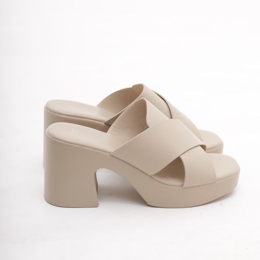SANDALI INCROCIO BEIGE