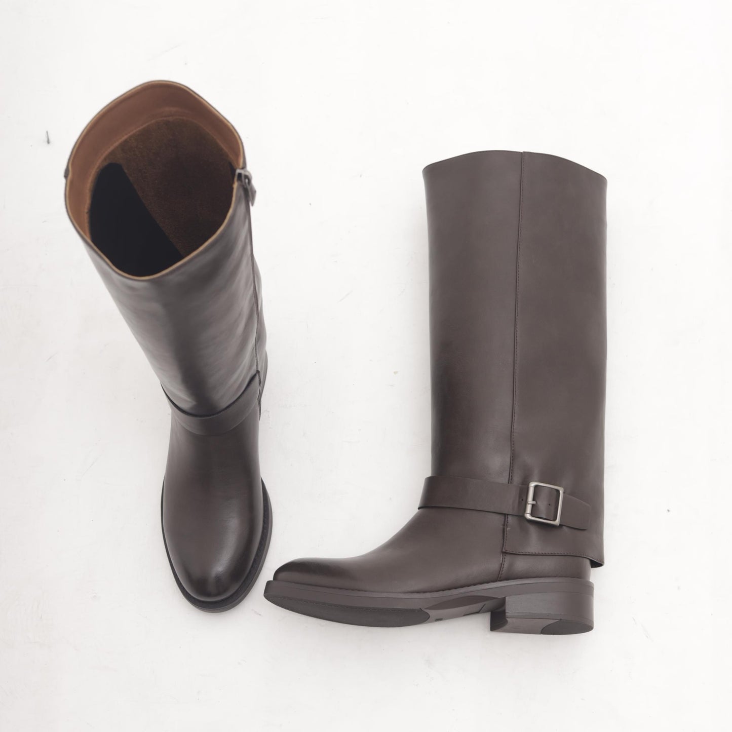 STIVALE CAVALLERIZZO RISVOLTATO TESTA DI MORO MP2753-2PUTM CHOCOLA