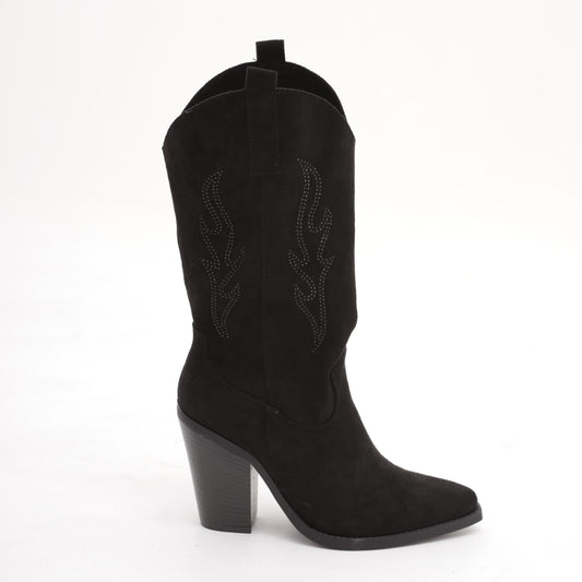 TEXANO CHOCOLA' STRASS NERO<BR/>