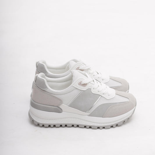 SNEAKERS RUNNING GRIGIO<BR/>