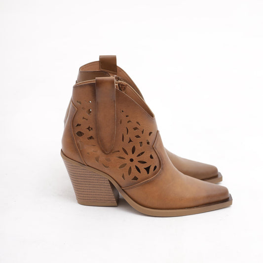 TEXANO BASSO TRAFORATO CUOIO<BR/>