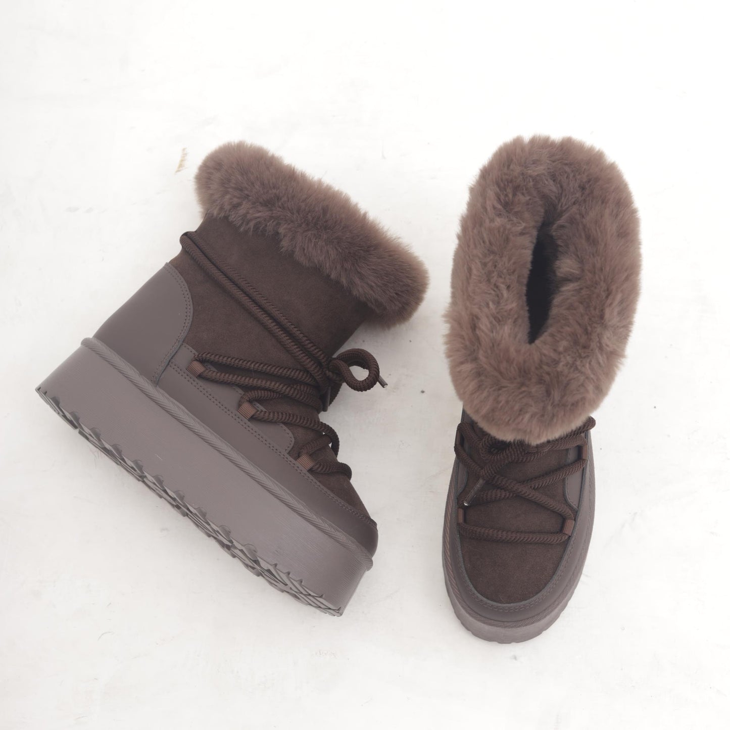 STIVALETTO MAMMUT LACCI TESTA DI MORO MP1002-5MFTDM CHOCOLA