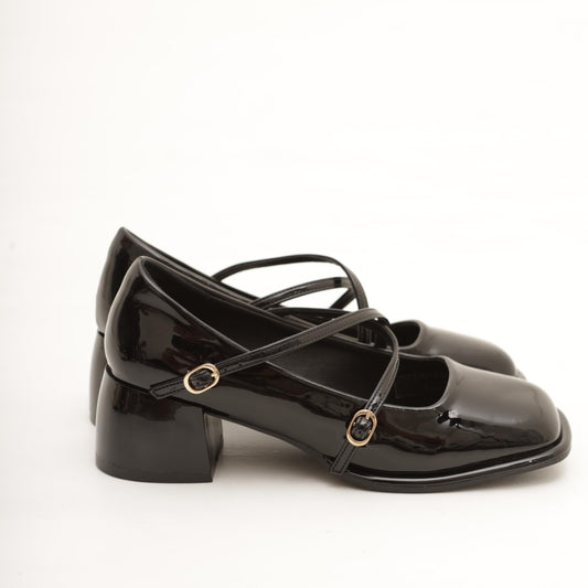 DECOLLETE' BABY INCROCIO NERO