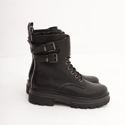 ANFIBIO DOPPIA FIBBIA NERO MP715-2PUNE CHOCOLA