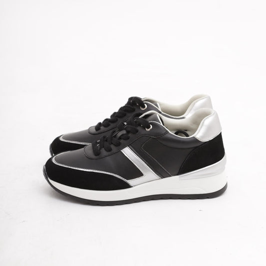 SNEAKERS ALTA NERO<BR/>