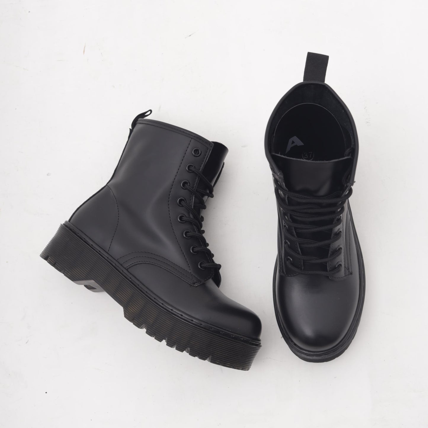 ANFIBIO 8 BUCHI PLATFORM NERO MT89PUNE CHOCOLA