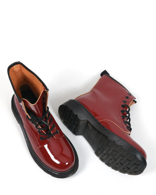 ANFIBIO 8 BUCHI VERNICE BORDEAUX