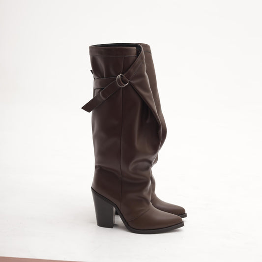 STIVALE CAMPEROS OVERSIZE TESTA DI MORO
