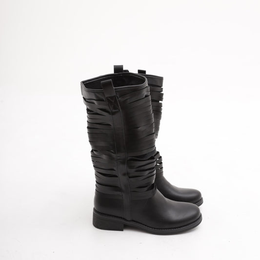 STIVALI STRIPES NERO<BR/>