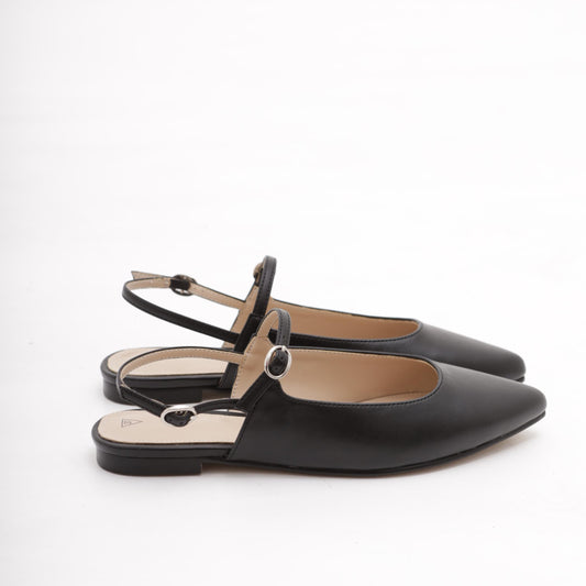 SLINGBACK CINTURINO NERO