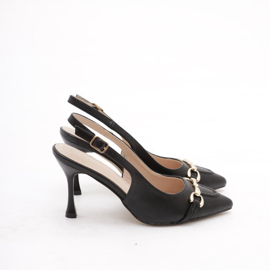 SLINGBACK MORSETTO NERO