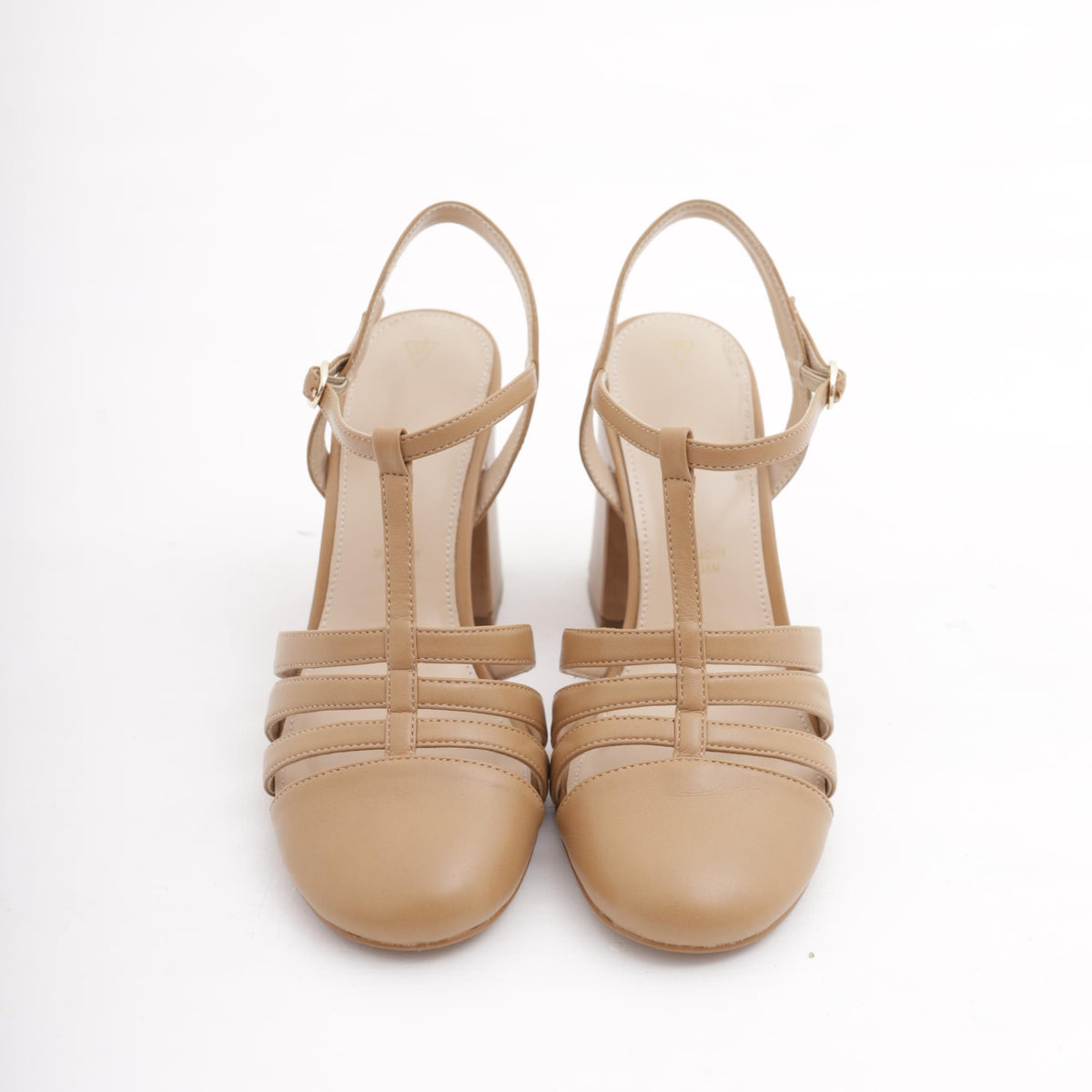DECOLLETE' PIXIE CAGE CUOIO