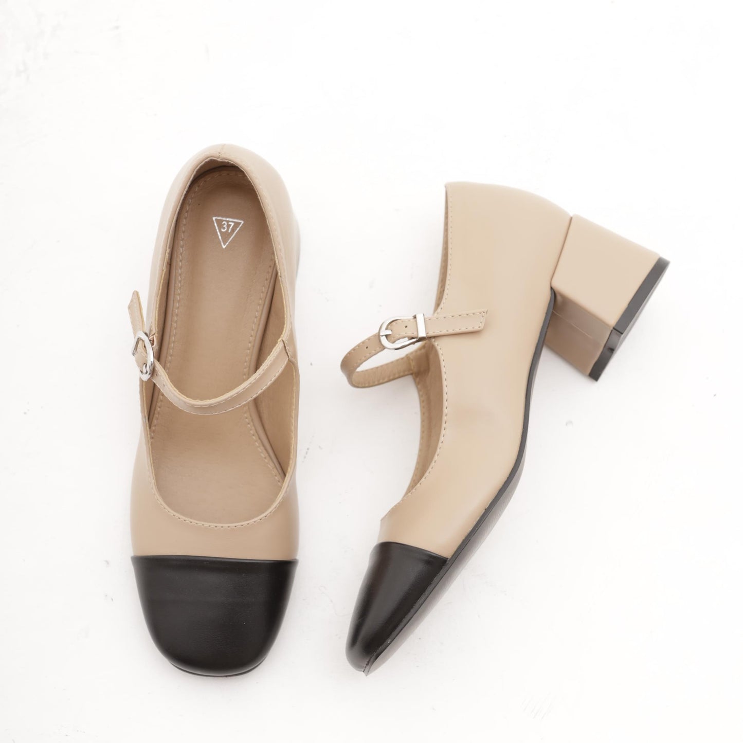 MARY JANE PUNTALE 1 CINTURINO NUDE MP8002PUNU CHOCOLA