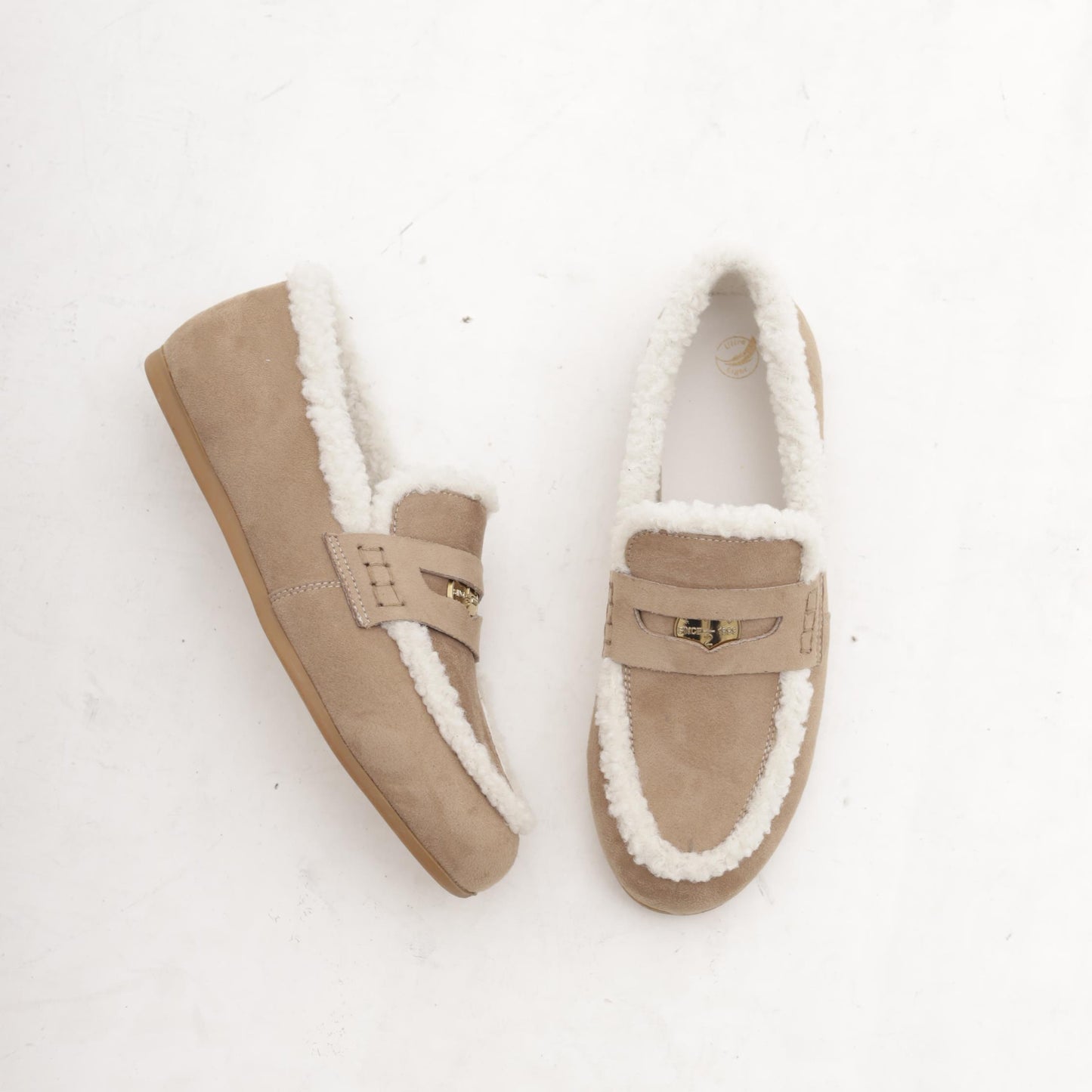 MOCASSINO VELA FUR TAUPE