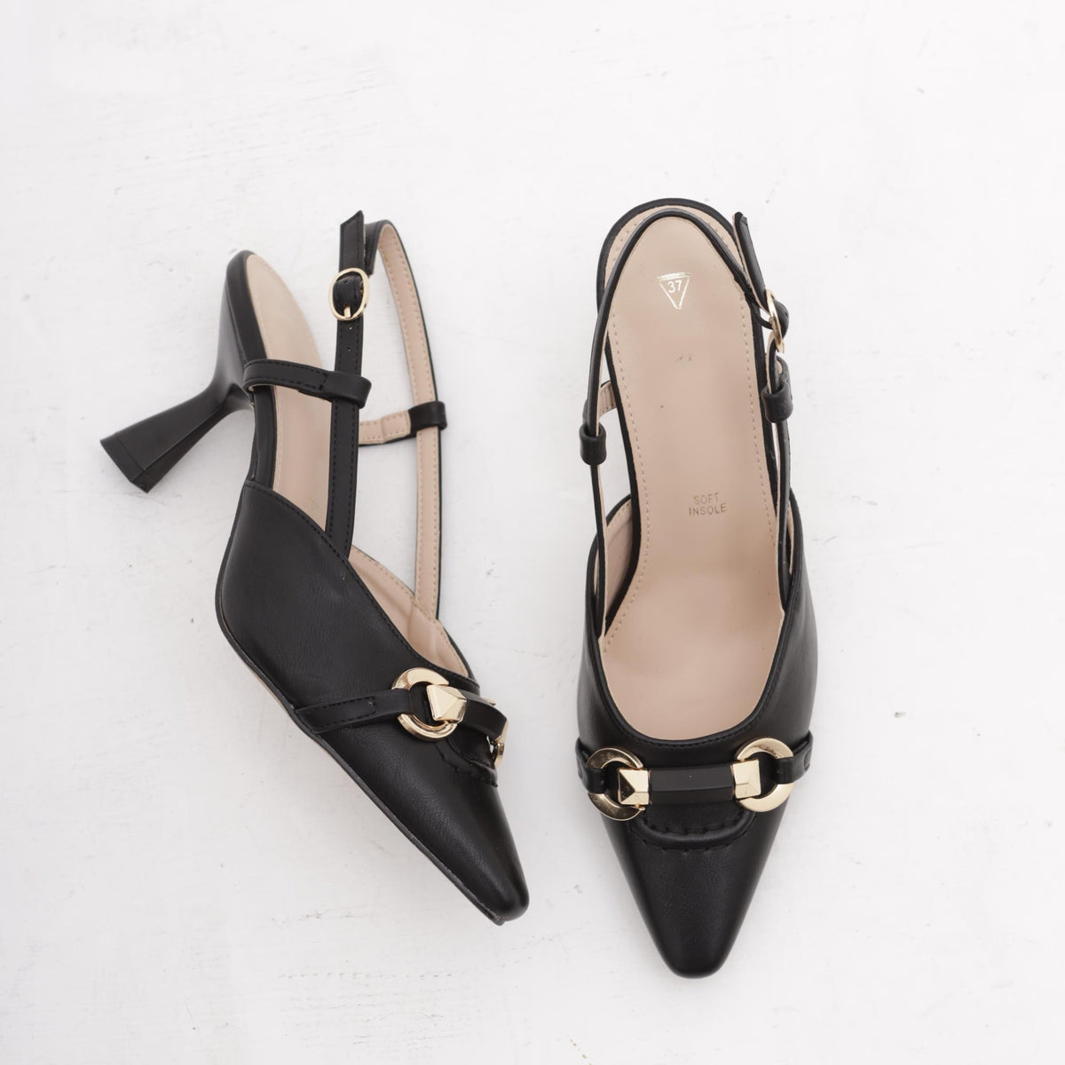 SLINGBACK MORSETTO NERO