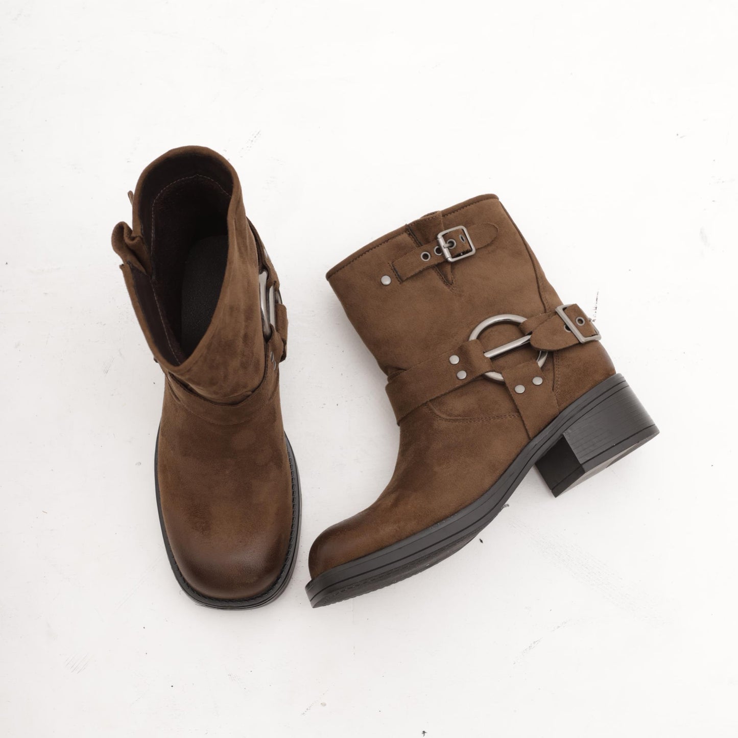 BIKER BASSO QUADRATO TESTA DI MORO MP730-2MFTM CHOCOLA