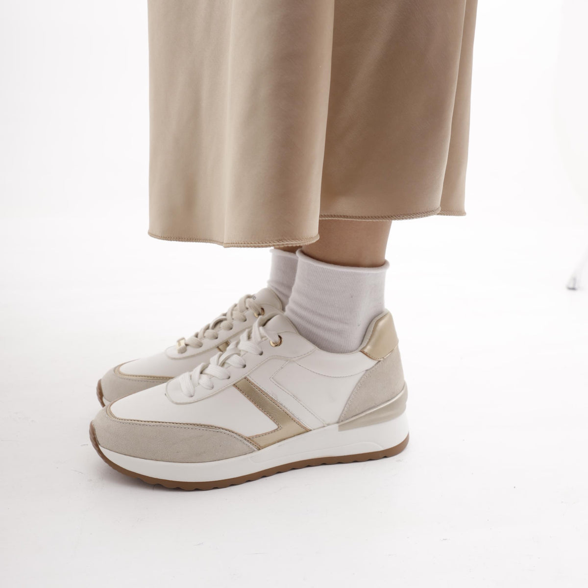SNEAKERS ALTA BIANCO<BR/>