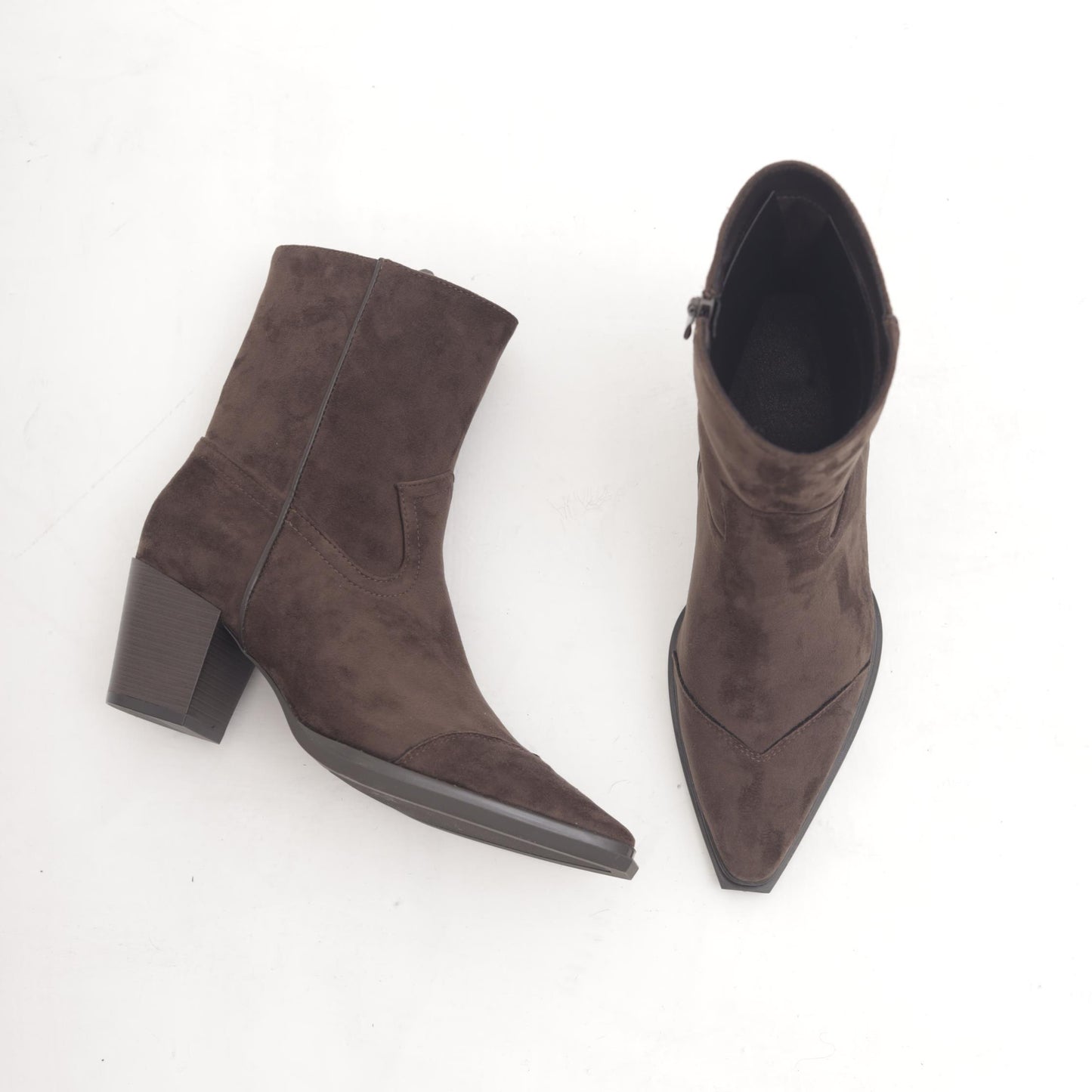 STIVALETTO TEXANO CON PUNTALE TESTA DI MORO MP2742-1PUTM CHOCOLA