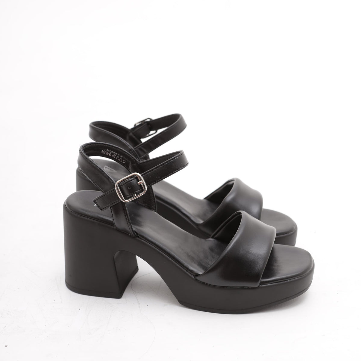 SANDALI CINTURINO NERO