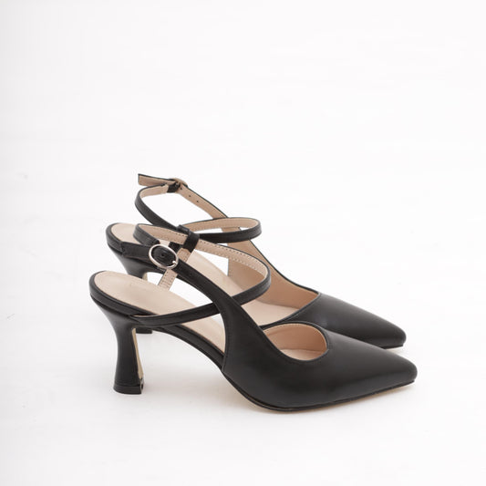 SLINGBACK CROSS NERO