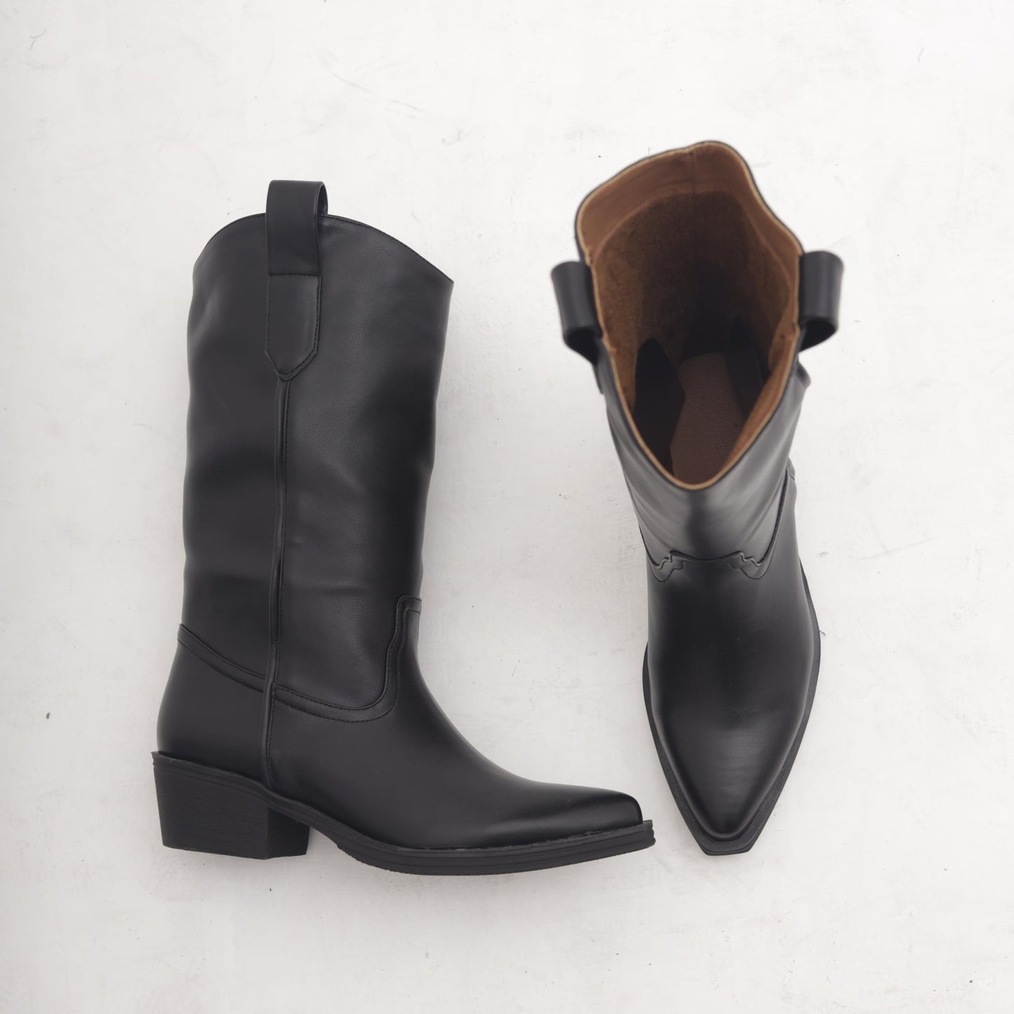 STIVALE CAMPEROS MORBIDO NERO MP2737-1PUNE CHOCOLA