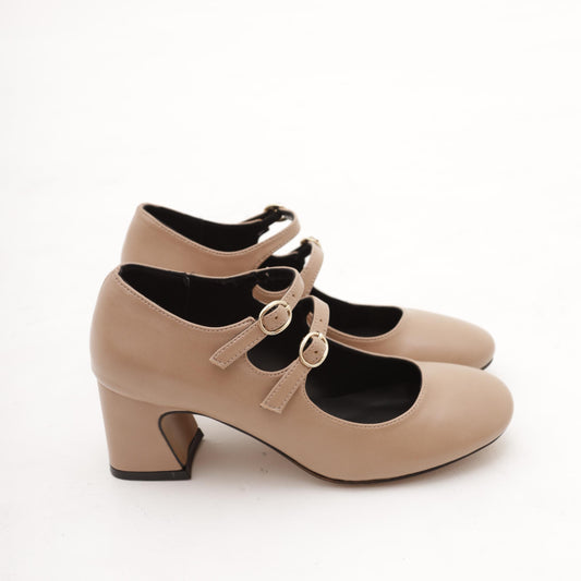 MARY JANE 2 CINTURINI TORTORA MP70012-1PUT CHOCOLA