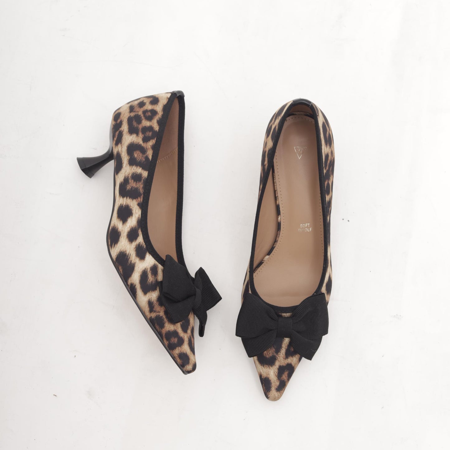DECOLLETE FIOCCO LEOPARDO