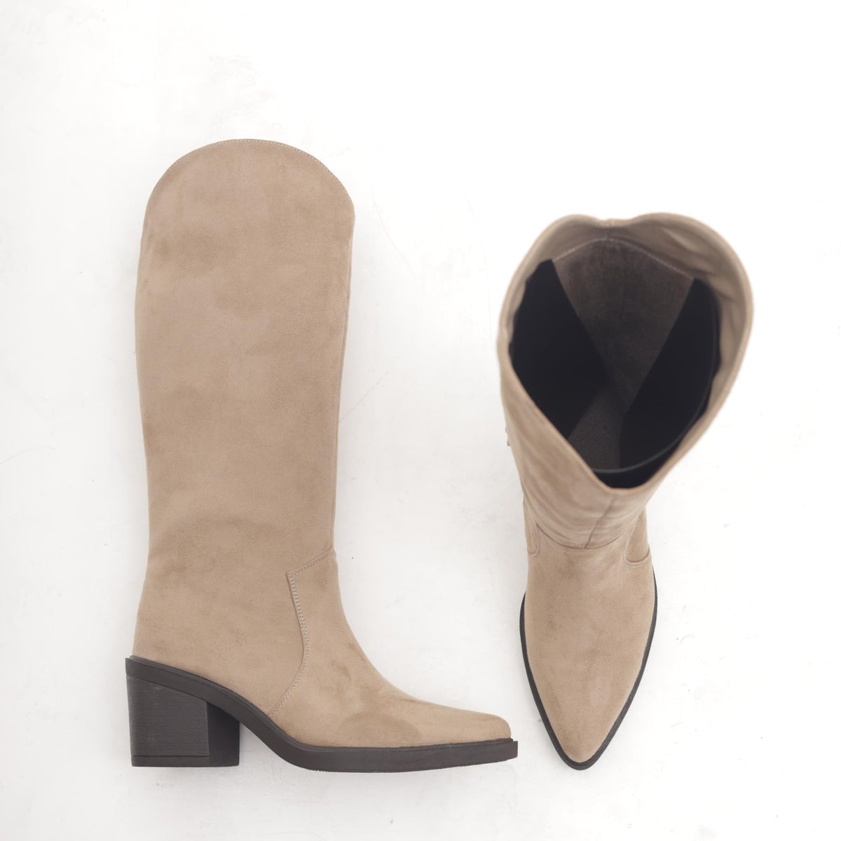 STIVALE CAMPEROS LISCIO TAUPE