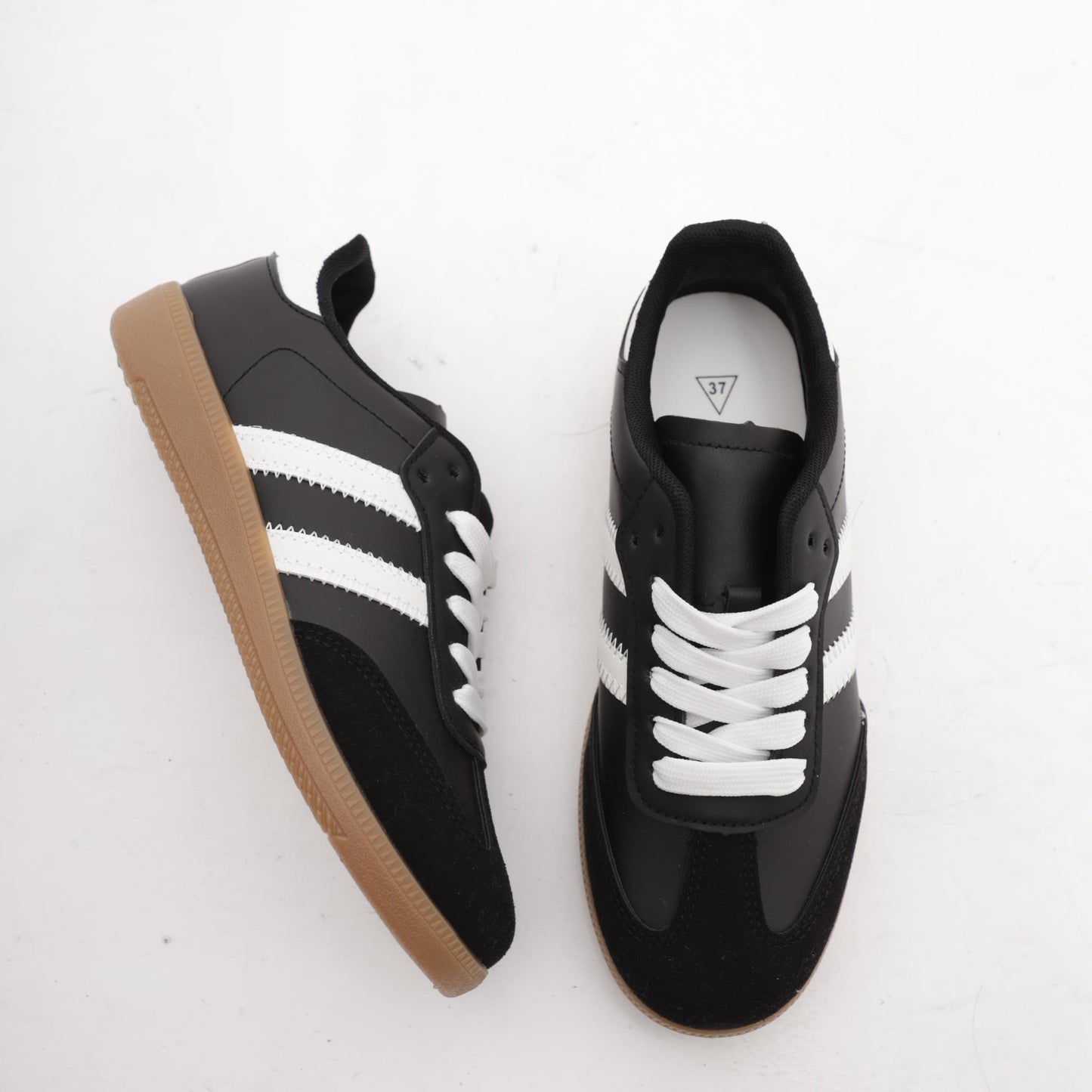 SNEAKERS FLAT NERO MP902-1PUNE CHOCOLA