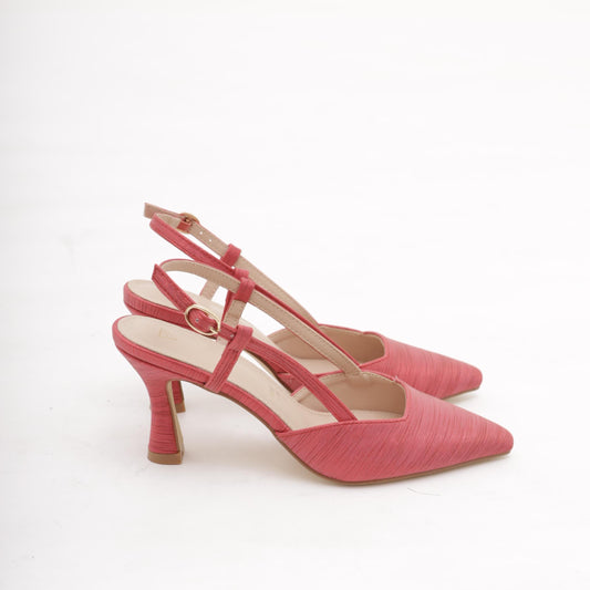 SLINGBACK CHIFFON ROSSO