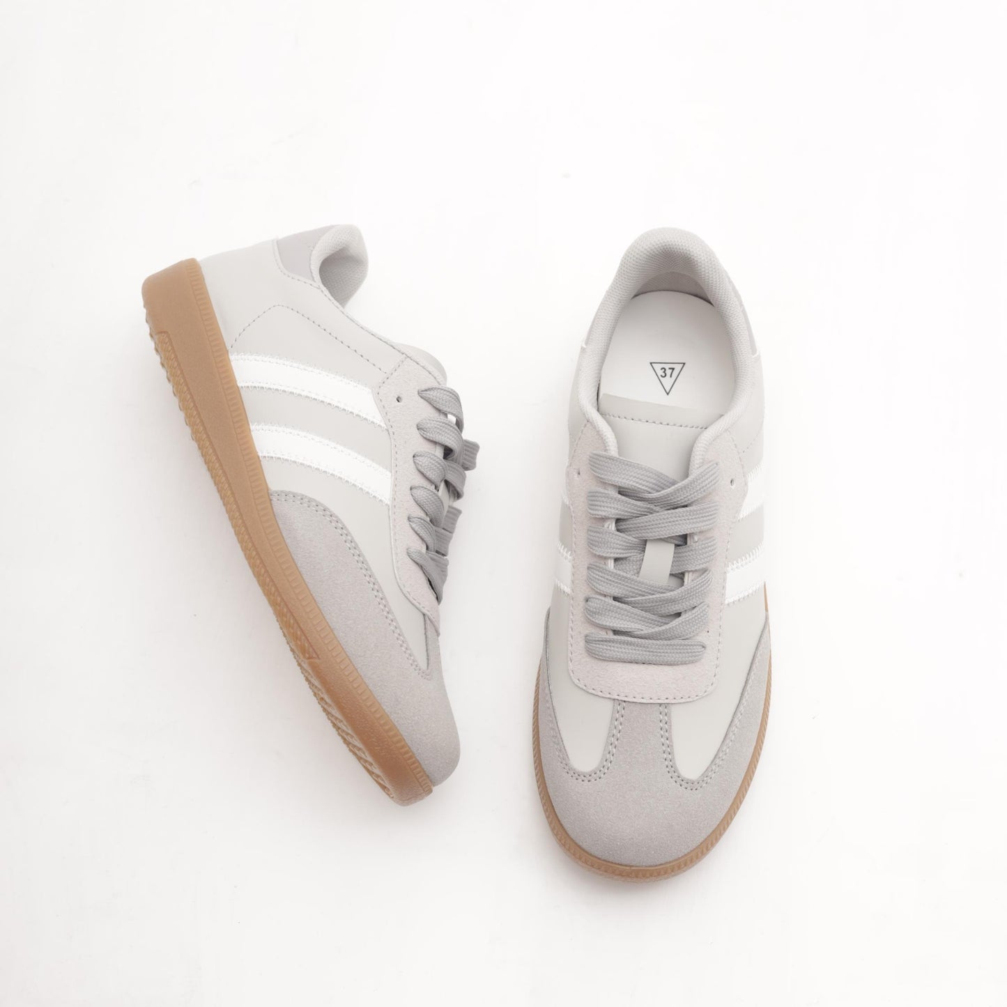 SNEAKERS FLAT GRIGIO