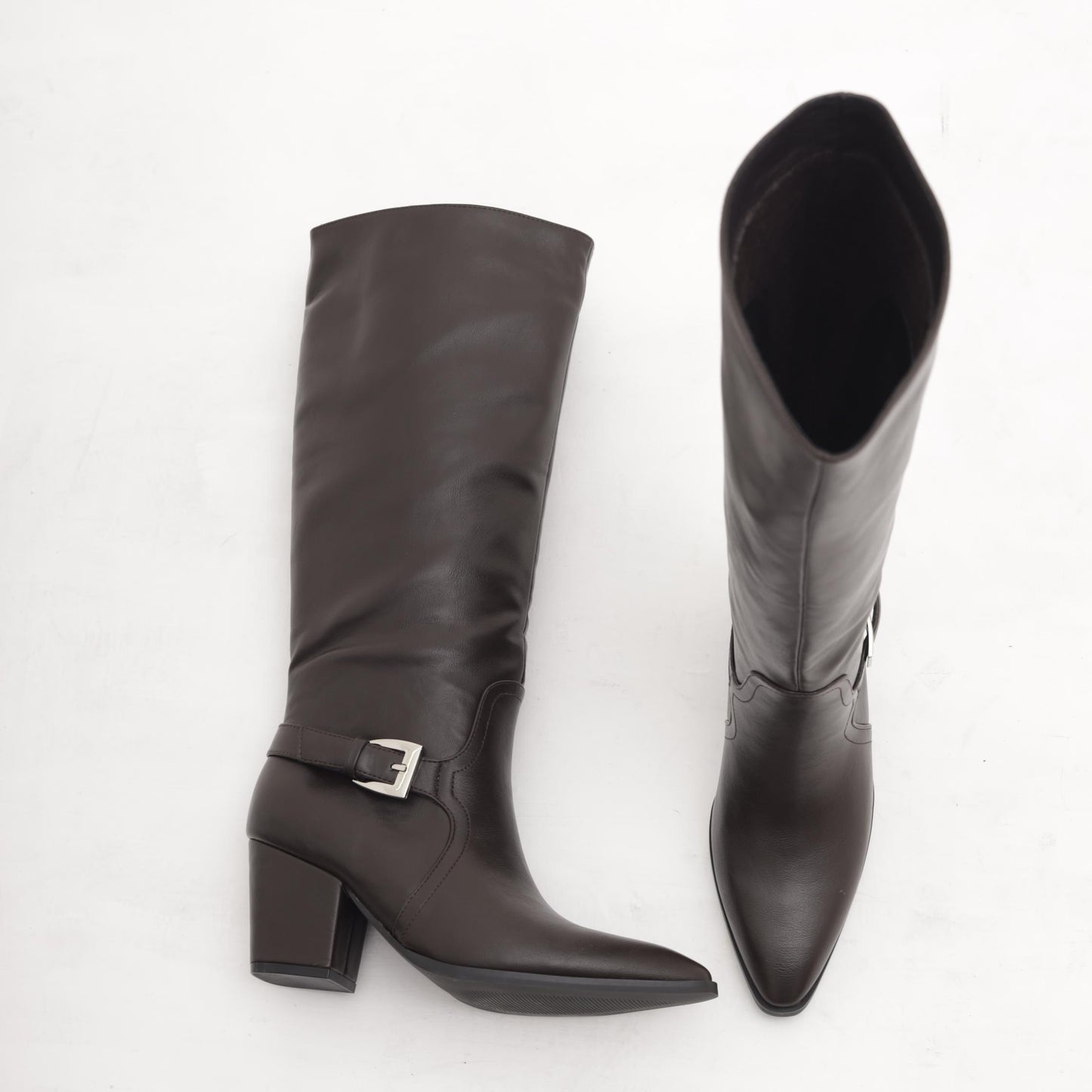 STIVALE TACCO FIBBIA TESTA DI MORO MP2738-3PUTM CHOCOLA