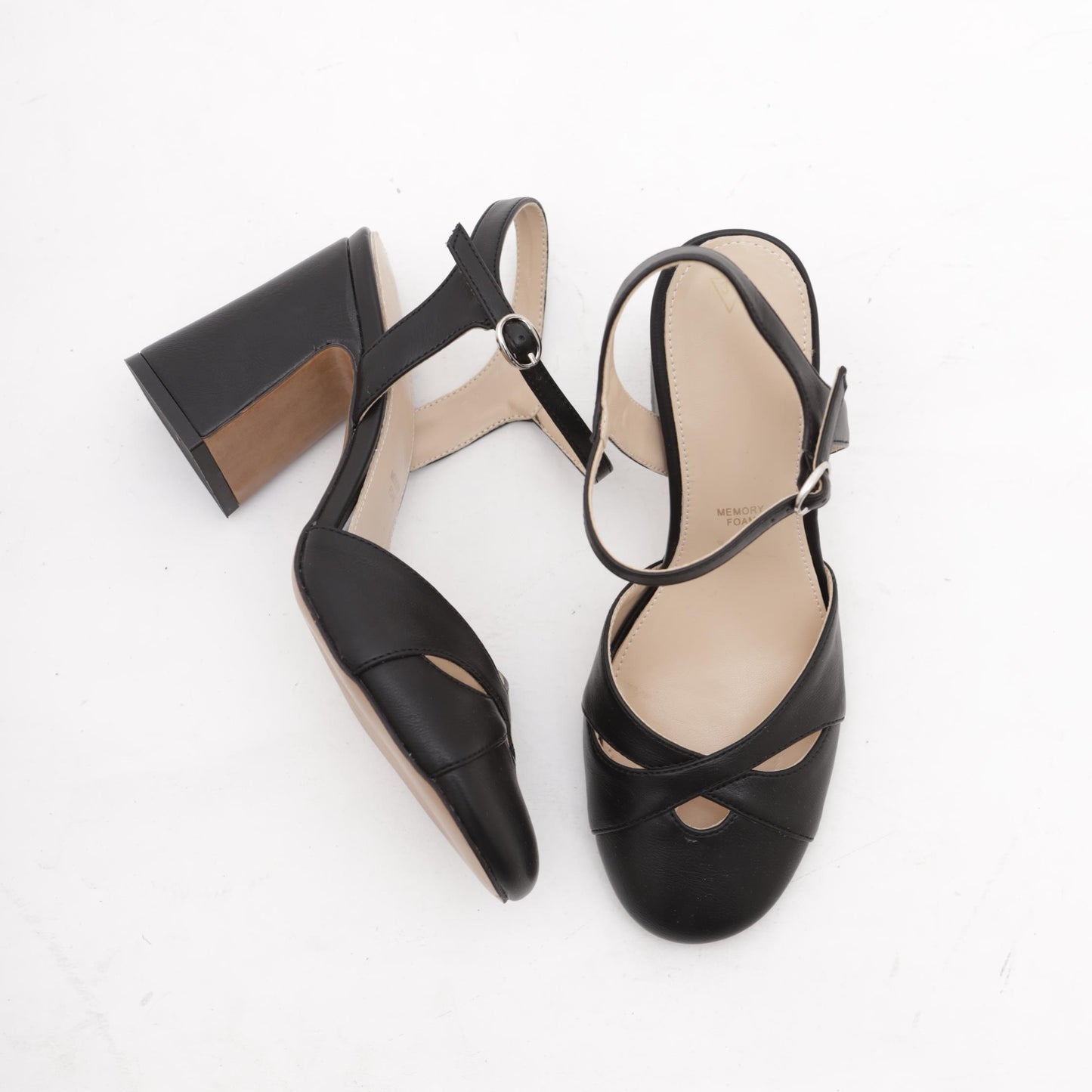 DECOLLETE' PIXIE CROSS NERO