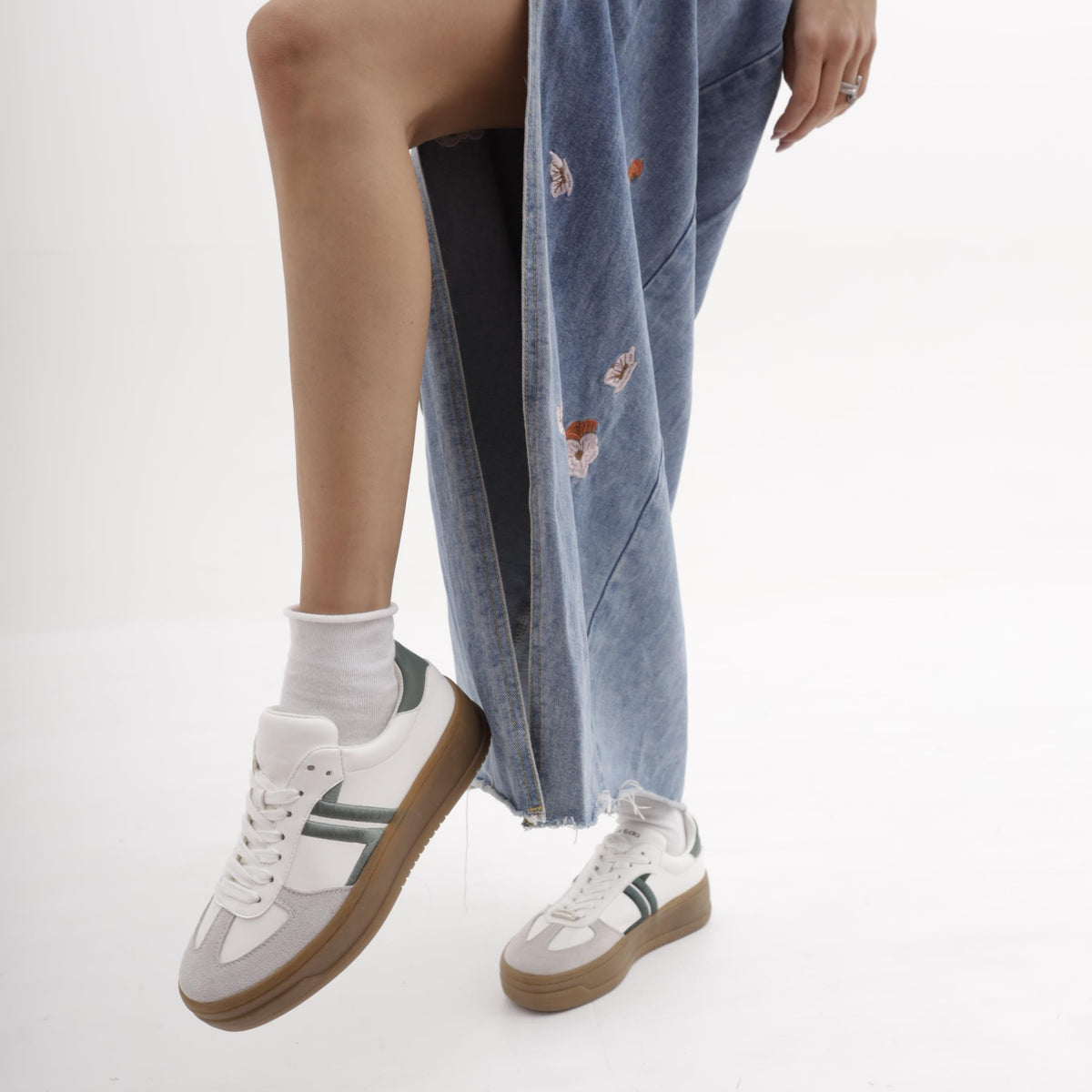 SNEAKERS PLATFORM VERDE