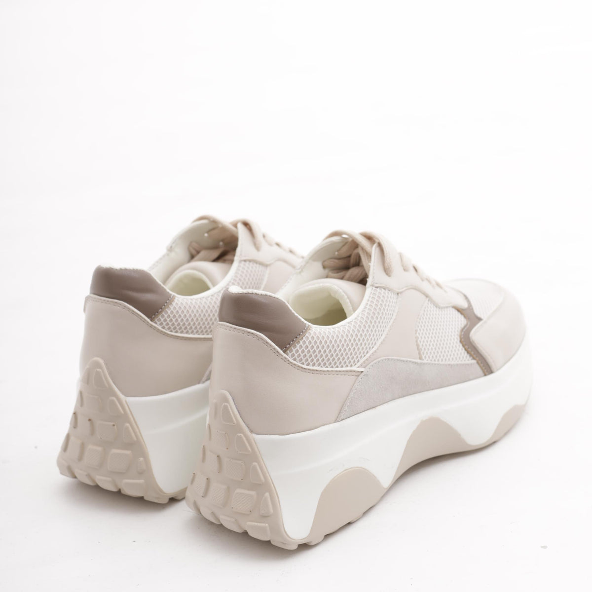 SNEAKERS OVERSIZE PANNA<BR/>