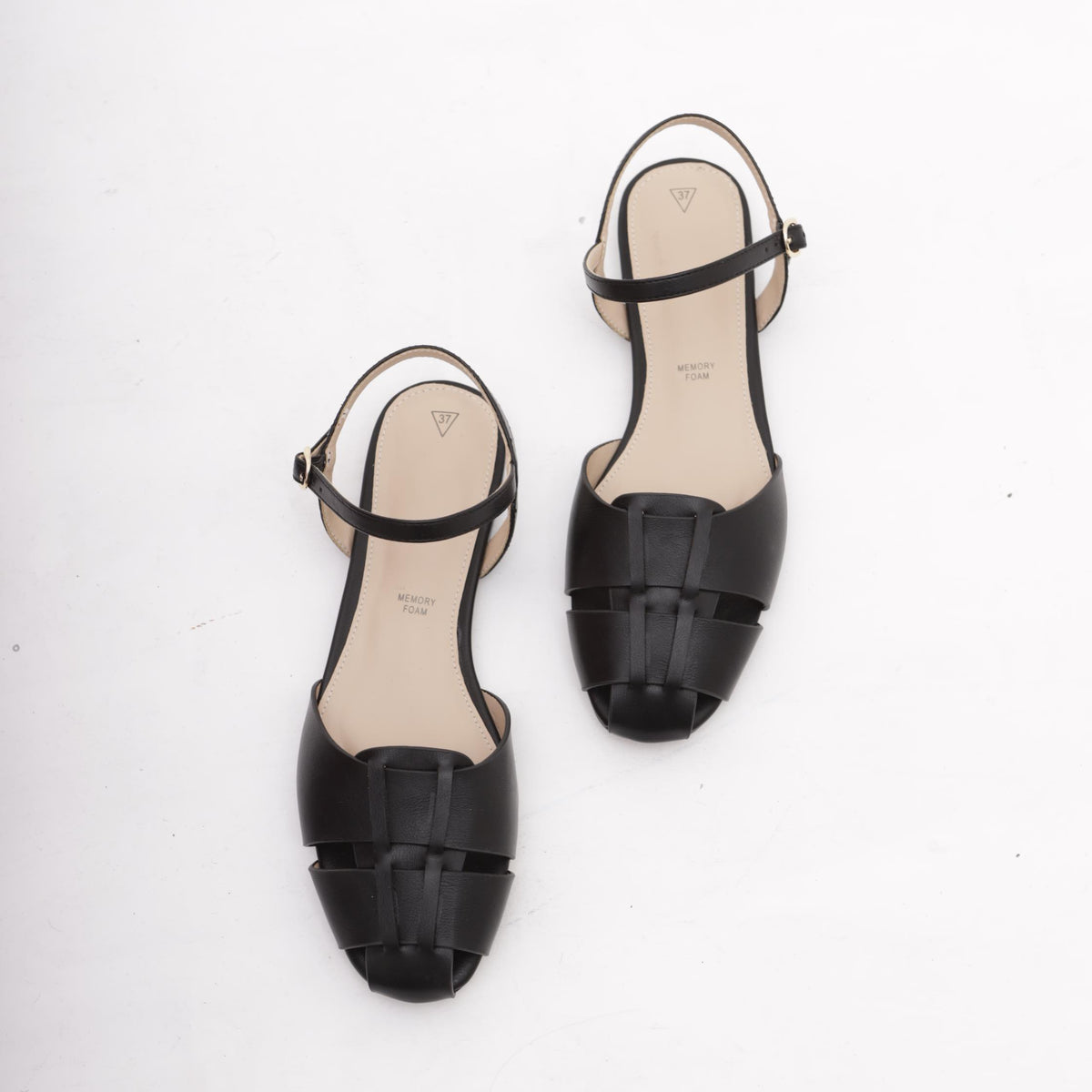 DECOLLETE' PIXIE FLAT NERO