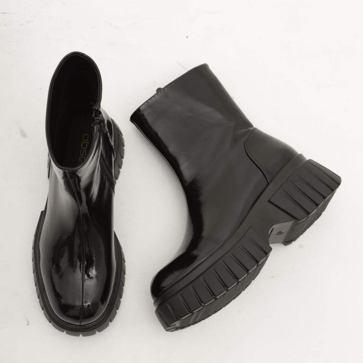 STIVALETTO LISCIO PLATFORM NERO