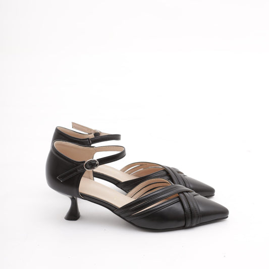 DECOLLETE' D'ORSAY CROSS NERO