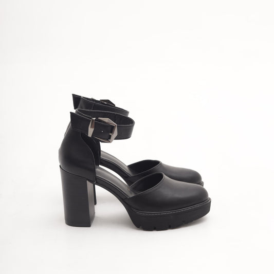 DECOLLETE D'ORSAY PLATEAU NERO MP70013-3PUNE CHOCOLA