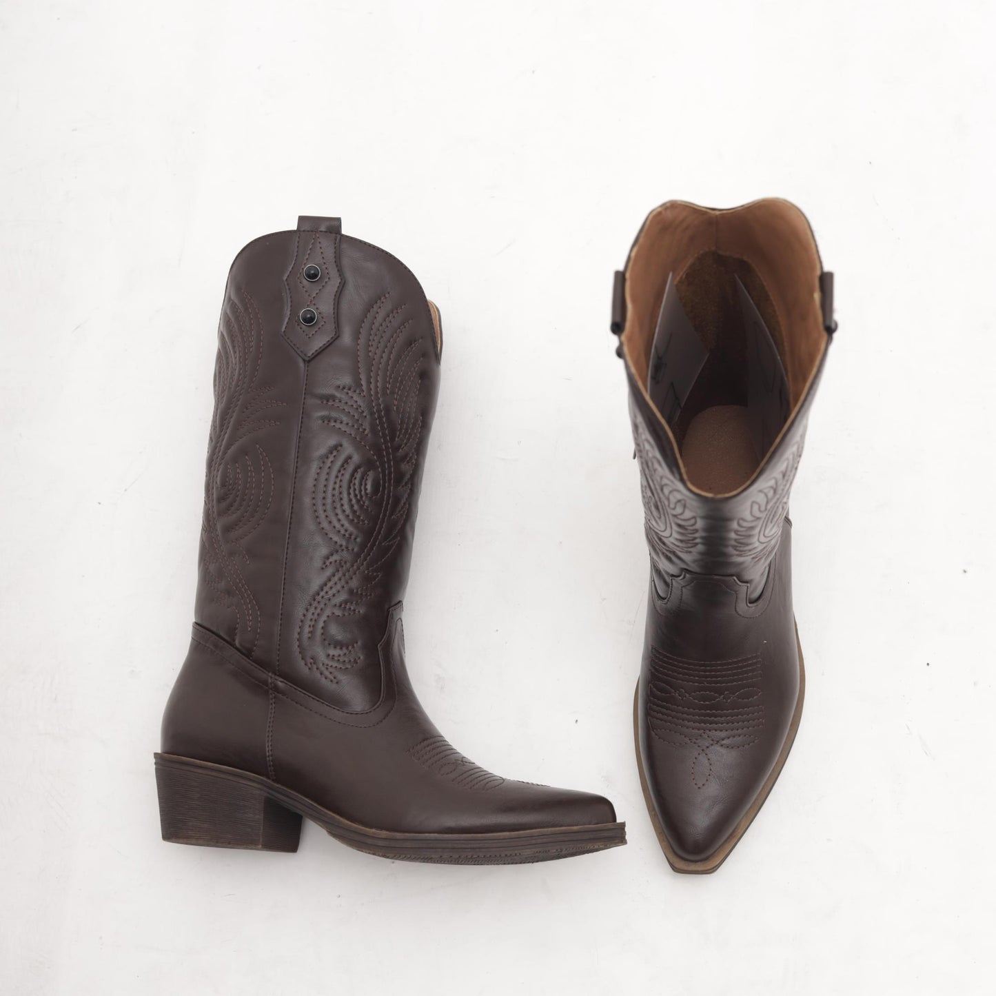 STIVALE CAMPEROS RICAMO TESTA DI MORO MP2737-2PUTM CHOCOLA