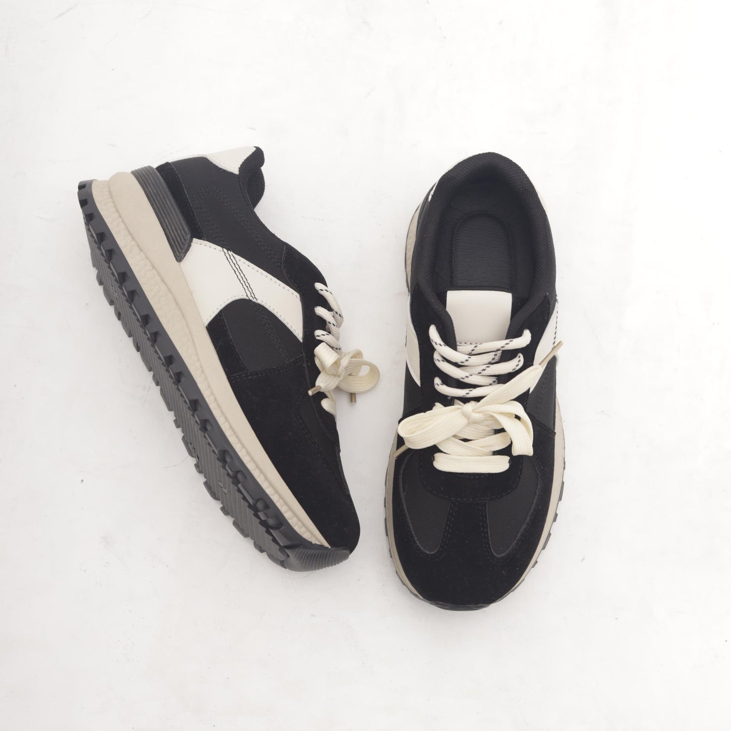 SNEAKERS RUNNING COLOUR BLOCK NERO MP903-6TXNE CHOCOLA