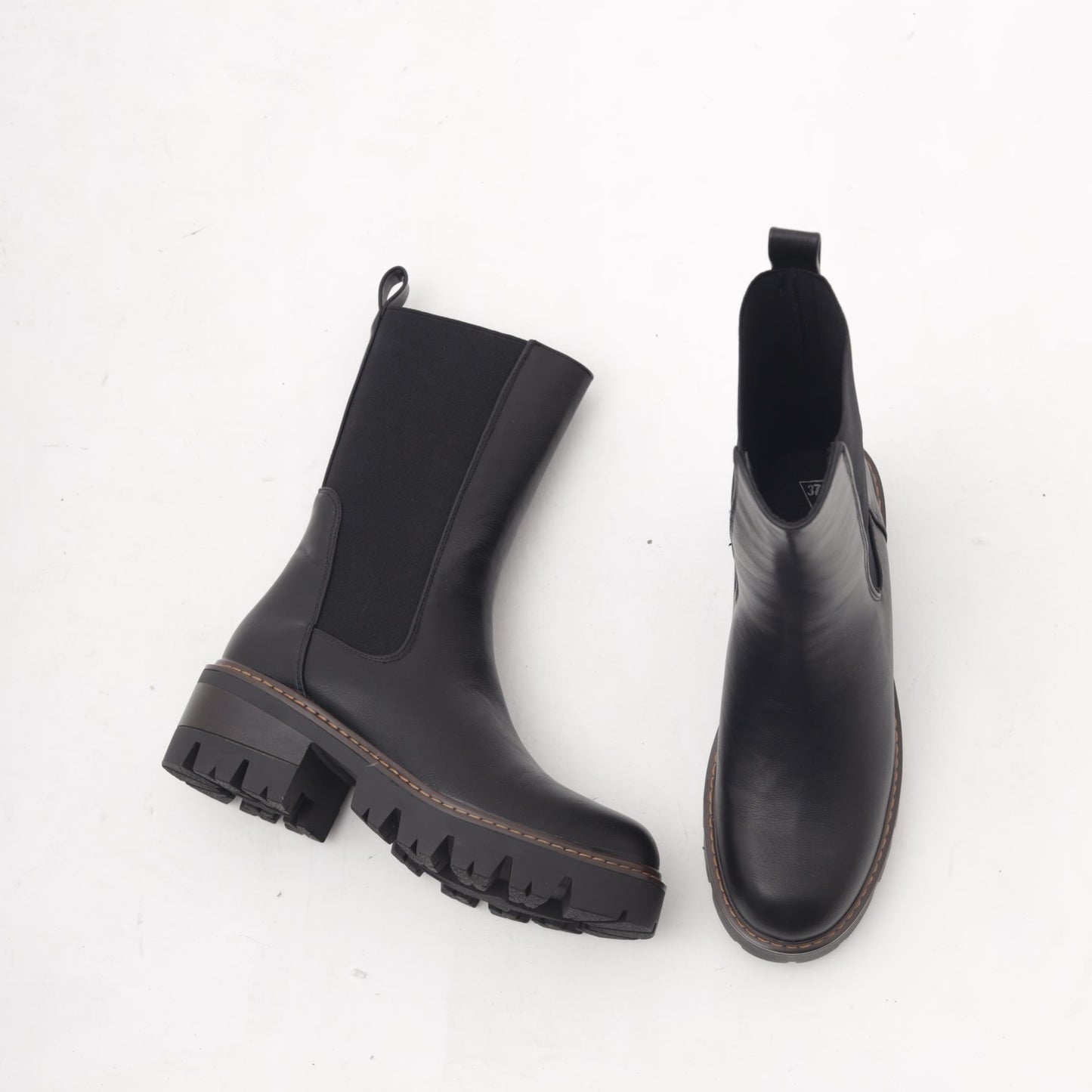 STIVALETTO ELASTICO GRANDE NERO